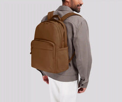 Large Featherlight Backpack in Amaro Brown