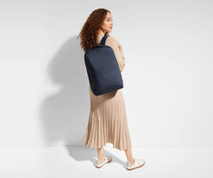 The Everywhere Zip Backpack in Navy Blue