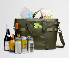 Cooler Tote in Olive Green