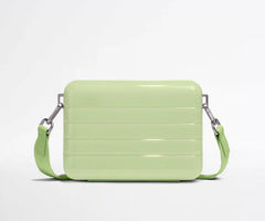 The Mini Crossbody in Glazed Matcha Milk Green
