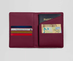 Passport Holder in Glacial Pink