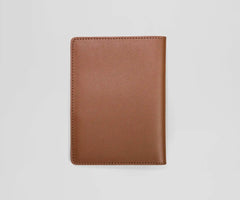 Passport Holder in Saddle Brown