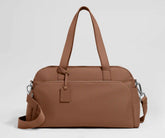 Leather Duffle in Saddle Brown