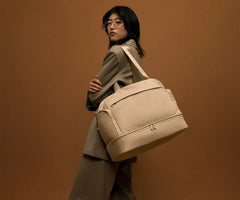 Featherlight Overnight Bag in Camel Brown