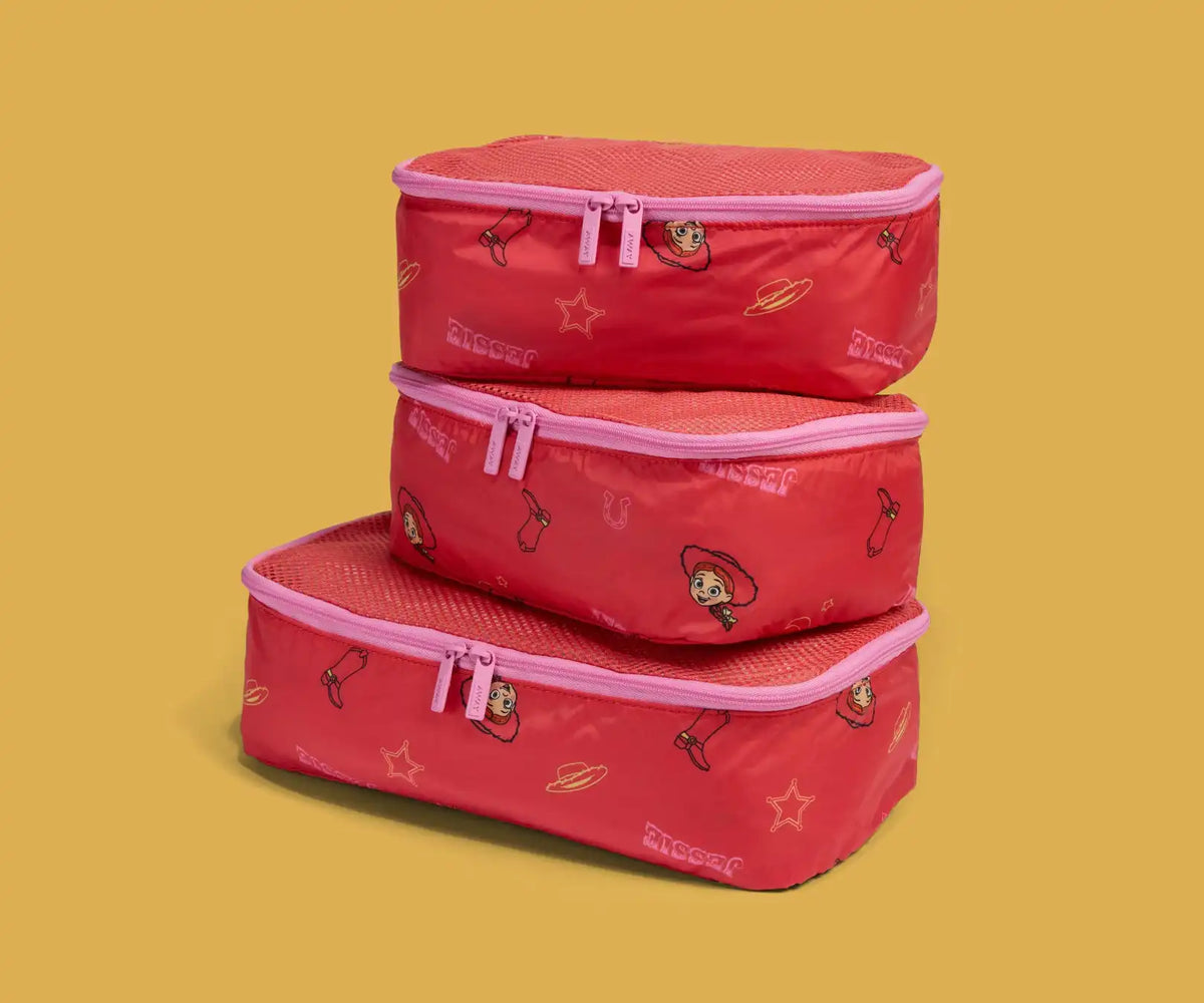 Kids Packing Cubes in Jessie Red