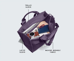 Featherlight Daily Tote in Misty Purple