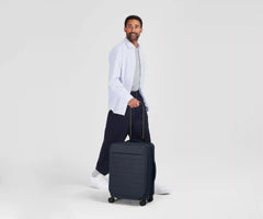 Softside Bigger Carry-On in Navy Blue
