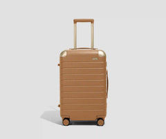 The Aluminum Edge Carry-On in Cognac Brown