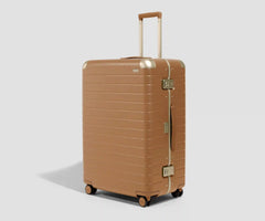 The Aluminum Edge Large in Cognac Brown