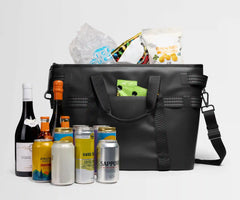 Cooler Tote in Jet Black