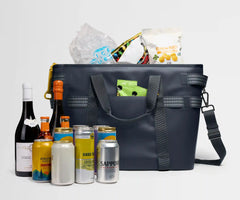 Cooler Tote in Navy Blue