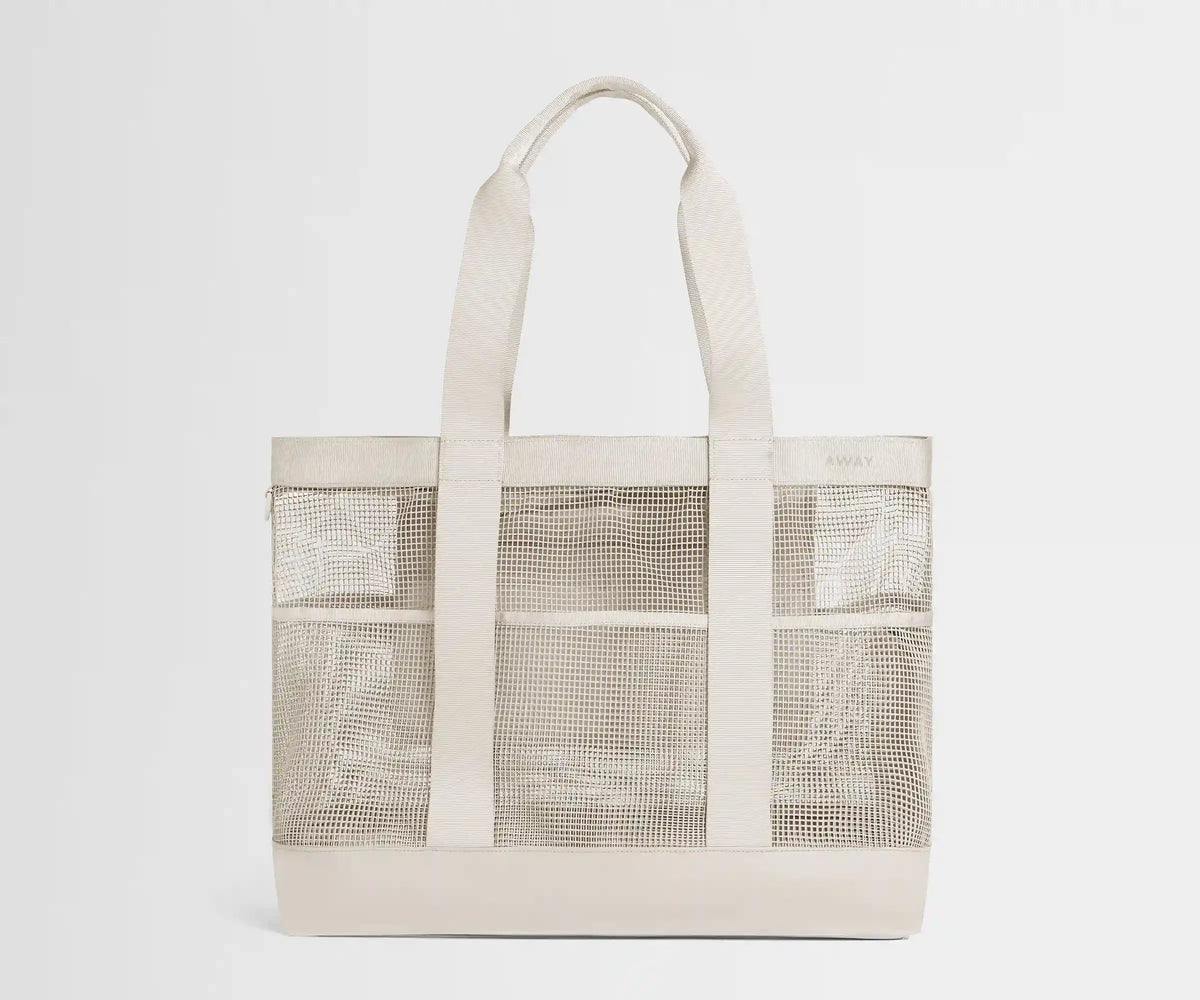 Beach Tote in Salt White