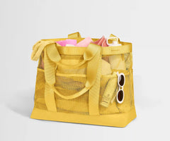 Beach Tote in Golden Hour Yellow