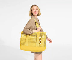 Beach Tote in Golden Hour Yellow