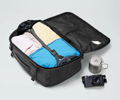 Active Convertible Backpack 45L in Jet Black