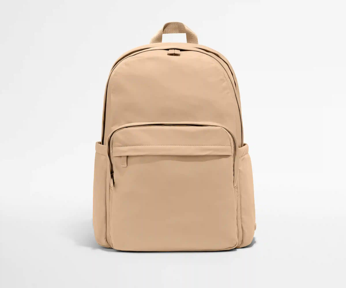 Large Featherlight Backpack in Camel Brown