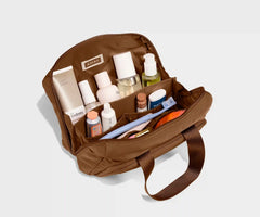 Featherlight Daily Cosmetic Case in Amaro Brown