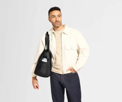Featherlight Diaper Tote in Jet Black