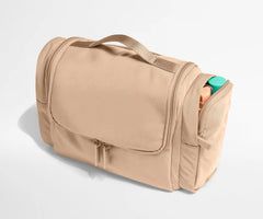 Featherlight Hanging Travel Vanity in Camel Brown