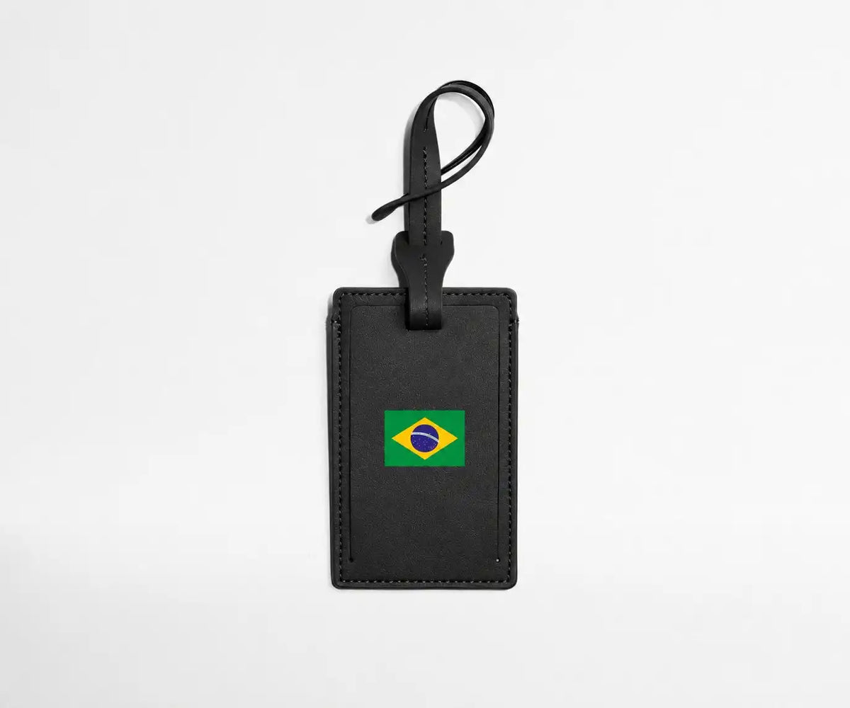 Match Day Luggage Tag in Brazil (Flag)