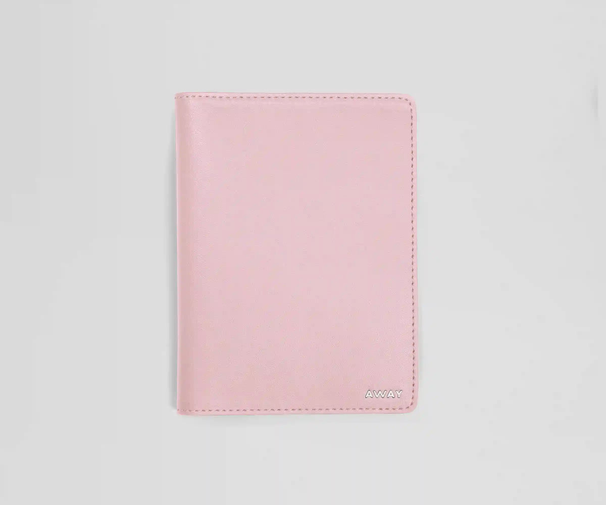 Passport Holder in Glacial Pink