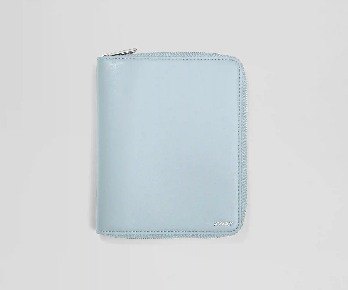 Travel Wallet in Arctic Blue