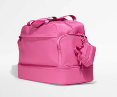 Micro Weekender Charm in Island Pink
