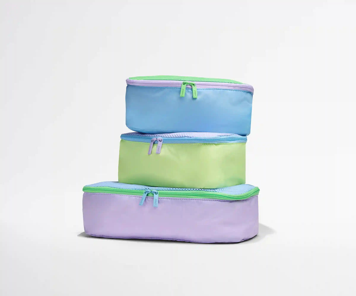Kids Packing Cubes in Spring Mix