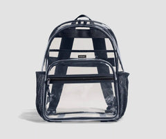 Clear Daily Backpack in Clear/Navy Blue