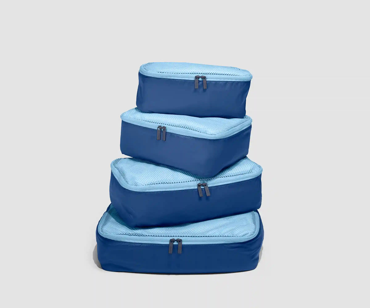 Insider Packing Cubes (Set of 4) in Tidal Blue
