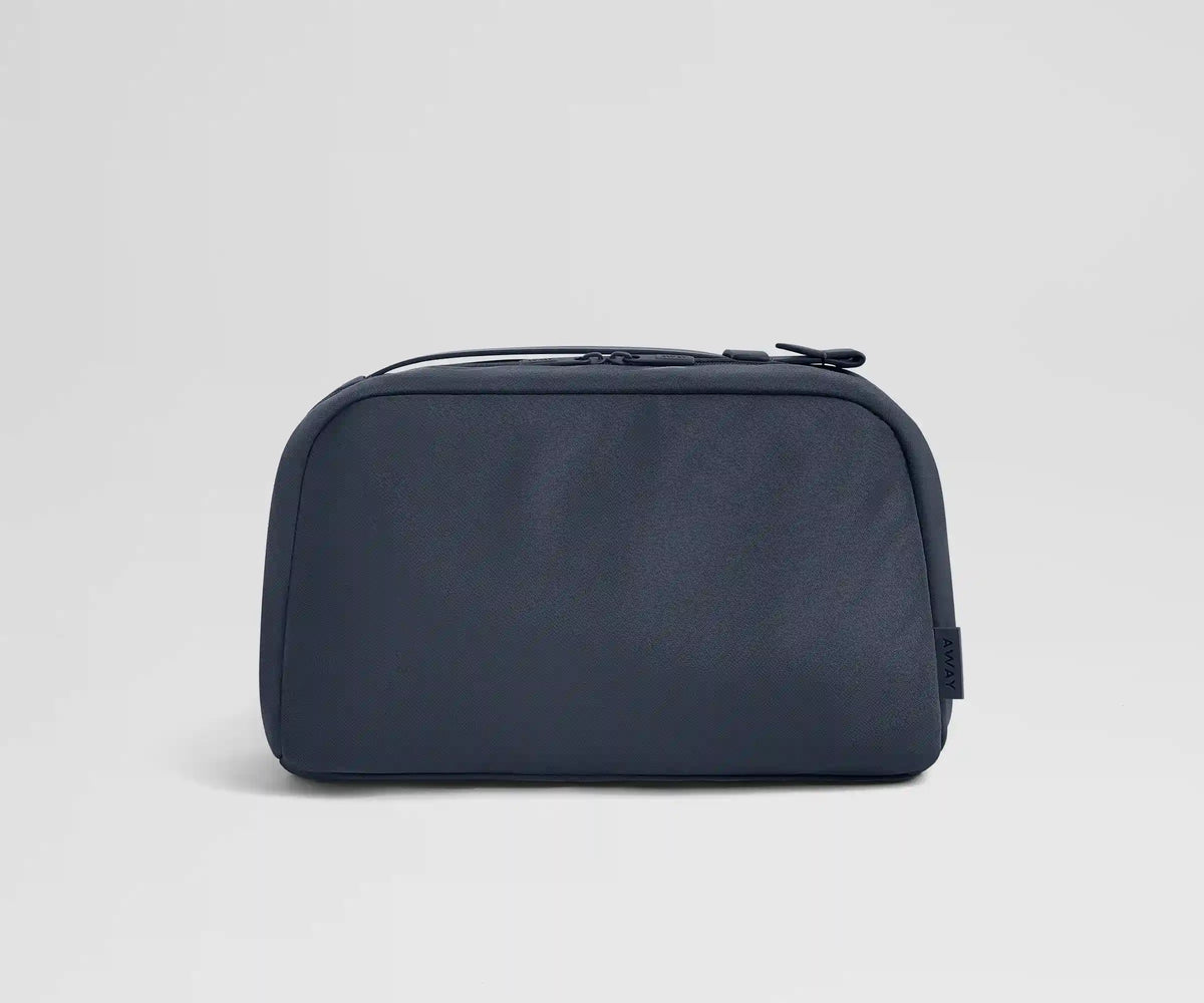 Large Toiletry Bag in Navy Blue