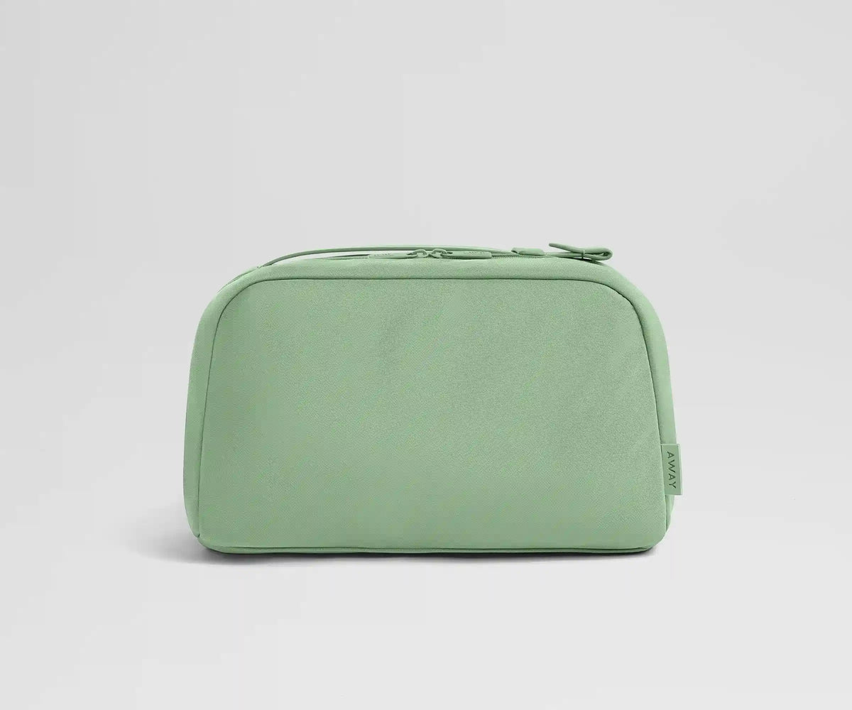 Large Toiletry Bag in Sea Green